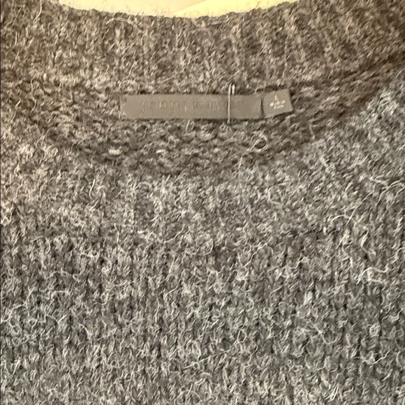 Jenni Kayne Charcoal Crew Neck Oversized Sweater - Picture 3 of 3